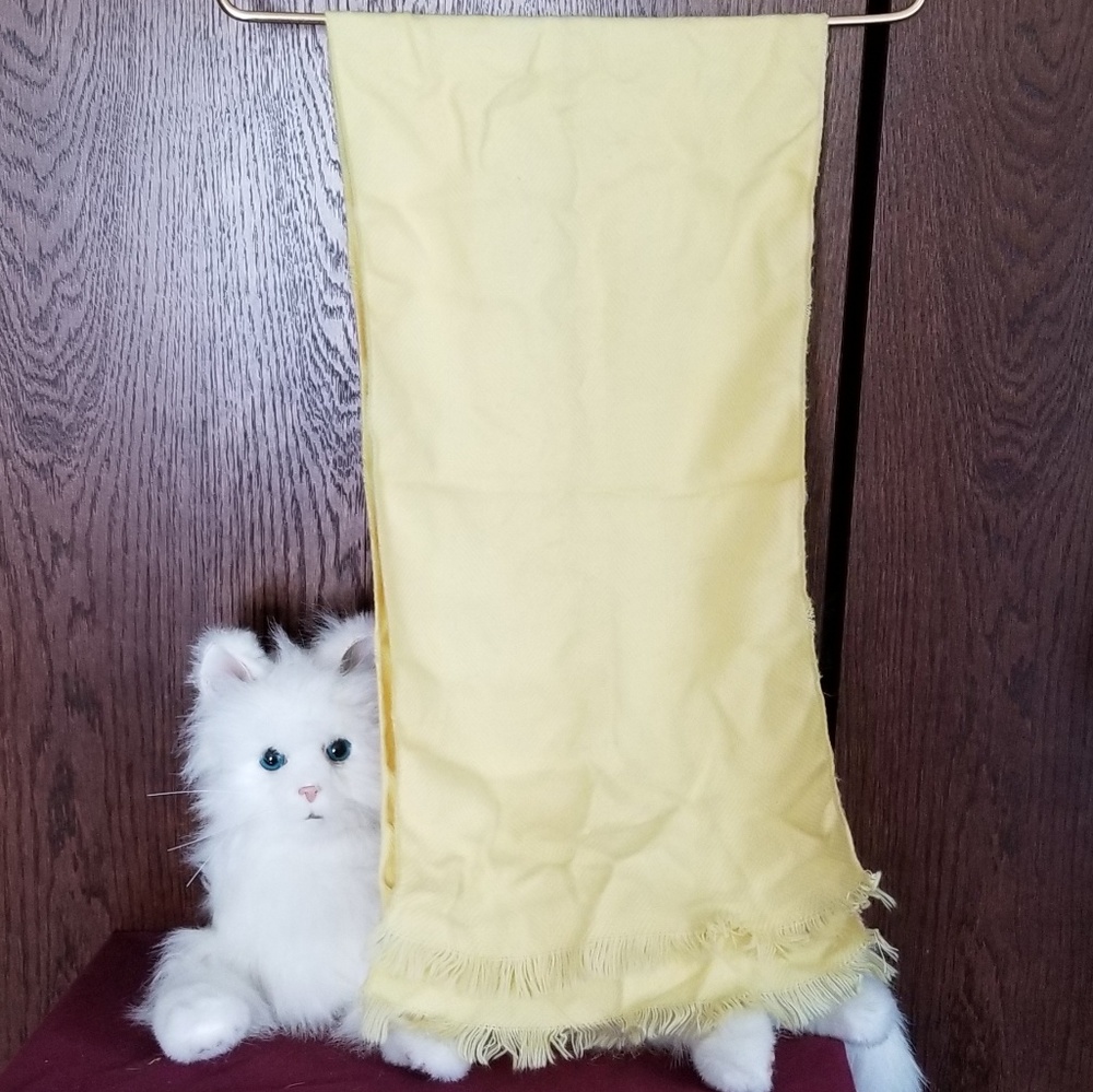 Cisco  yellow scarf with fringe